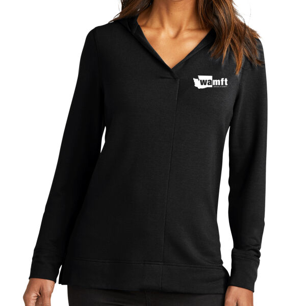 Women's Microterry Pullover Hoodie - Embroidered Thumbnail