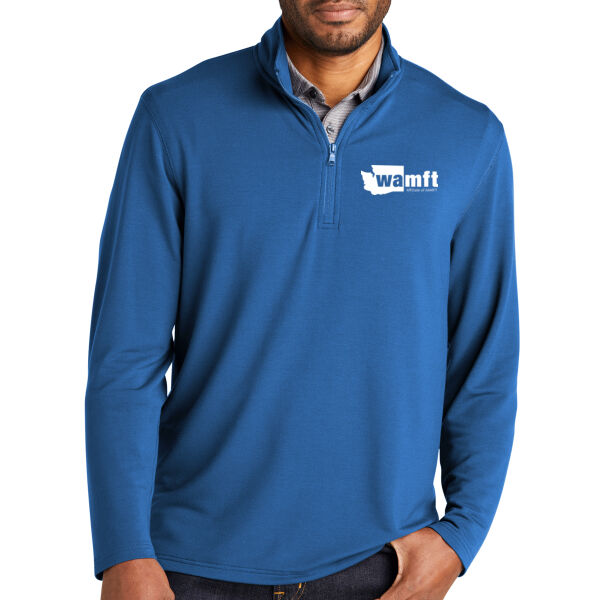 Men's Microterry 1/4-Zip Pullover - Embroidered Thumbnail
