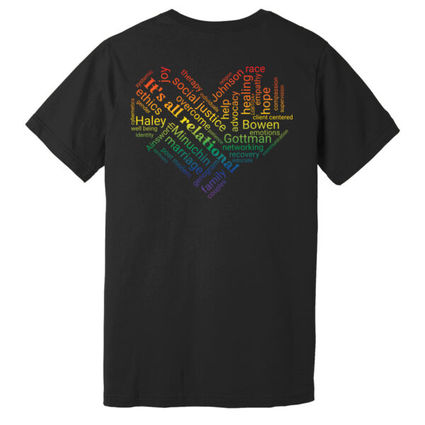 Rainbow Heart Unisex T-Shirt Thumbnail